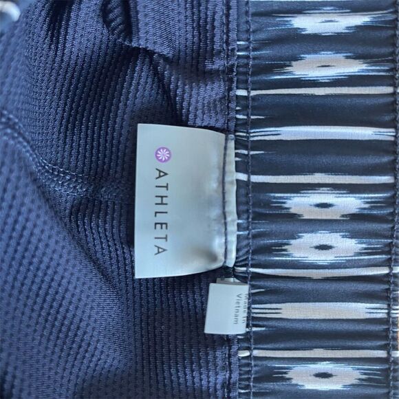 Athleta Women's 2XS Blue Ikat Skort Golf Tennis Elastic Waistband - Picture 4 of 8